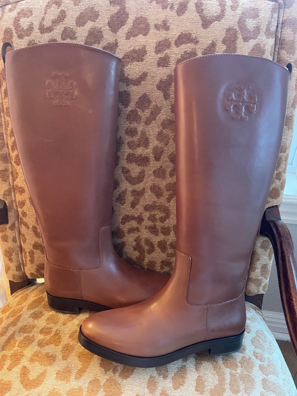 Brand new in Box Tory Burch WIDE-CALF Riding Boots